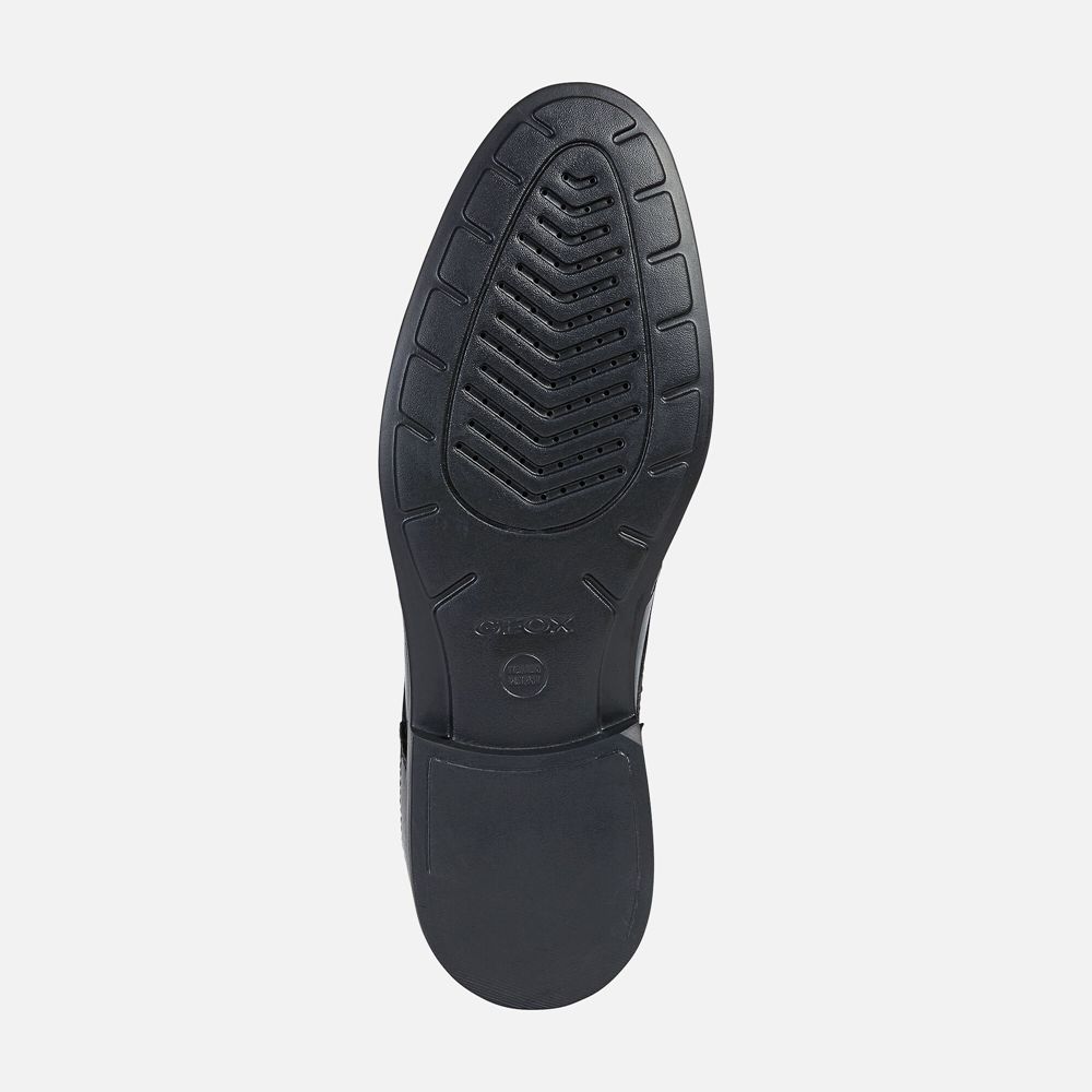 Geox Erkek Resmi Ayakkabı Siyah - Hilstone Wide - SOF-234758